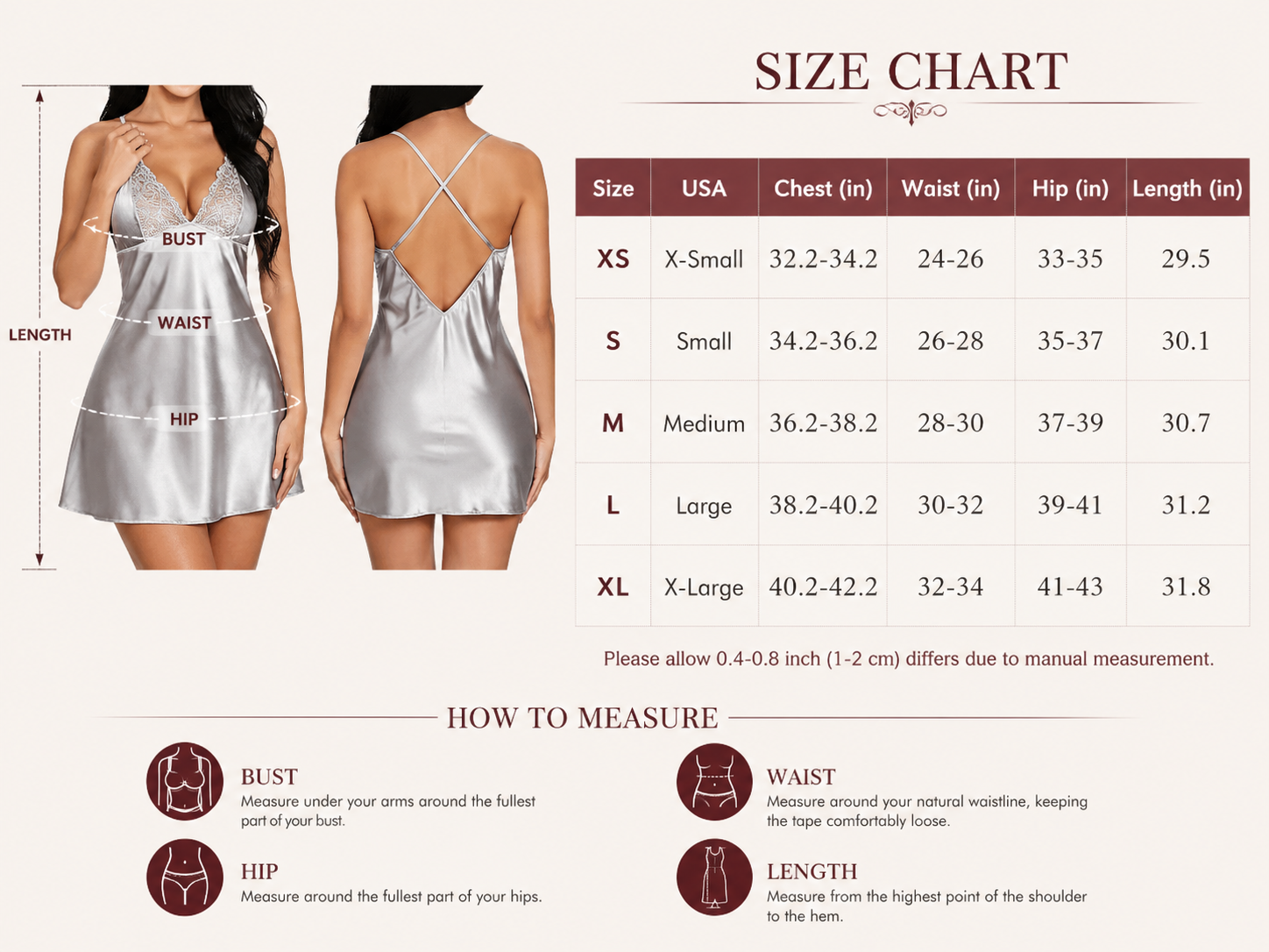 Satin Whisper Lace Sleep Dress
