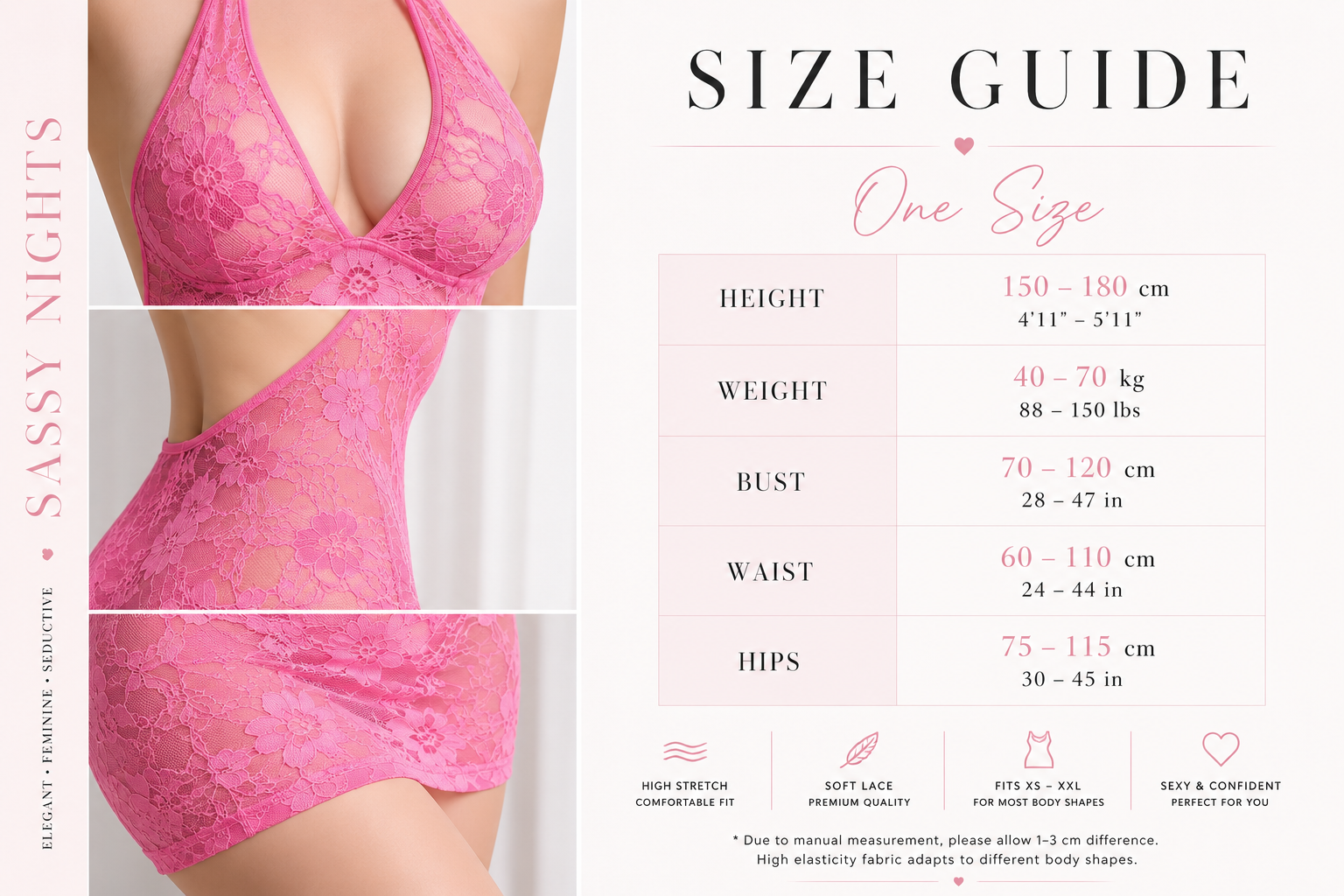 Luna Lace Backless Mini Dress Set – One Size